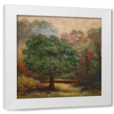 Tree Cast II White Modern Wood Framed Art Print by Lee, Scott