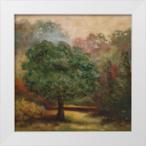 Tree Cast II White Modern Wood Framed Art Print by Lee, Scott