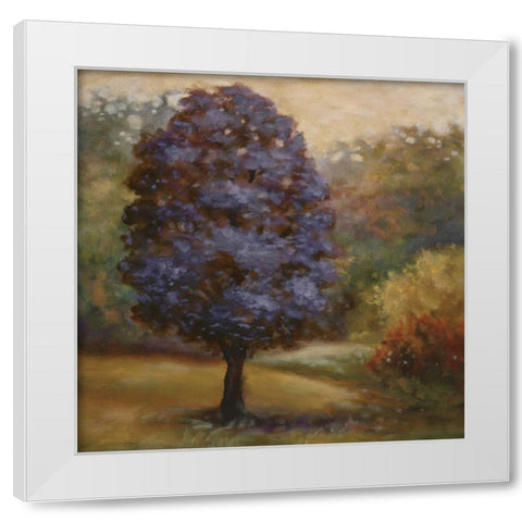 Tree Cast III White Modern Wood Framed Art Print by Lee, Scott