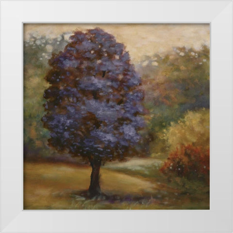 Tree Cast III White Modern Wood Framed Art Print by Lee, Scott