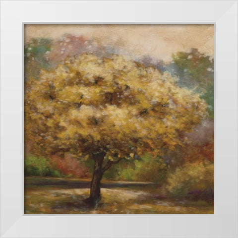 Tree Cast IV White Modern Wood Framed Art Print by Lee, Scott