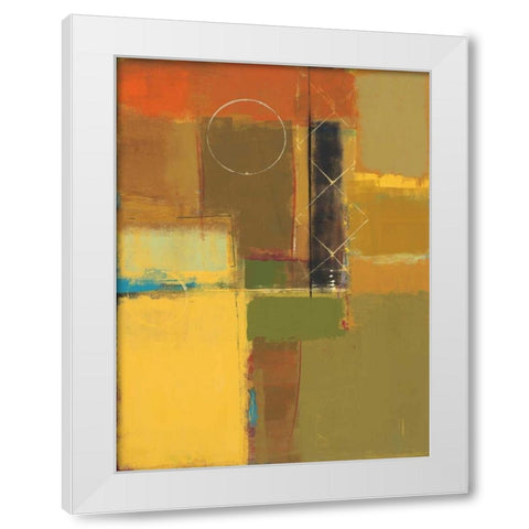 Sunny Mindset I White Modern Wood Framed Art Print by Lentz, Michael