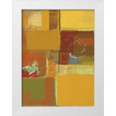 Sunny Mindset II White Modern Wood Framed Art Print by Lentz, Michael