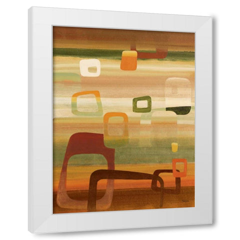 Palm Springs I White Modern Wood Framed Art Print by Rodriguez, S.