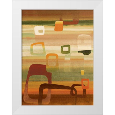 Palm Springs I White Modern Wood Framed Art Print by Rodriguez, S.