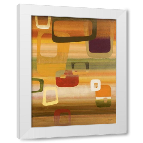 Palm Springs II White Modern Wood Framed Art Print by Rodriguez, S.