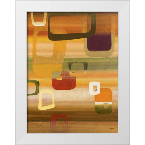 Palm Springs II White Modern Wood Framed Art Print by Rodriguez, S.