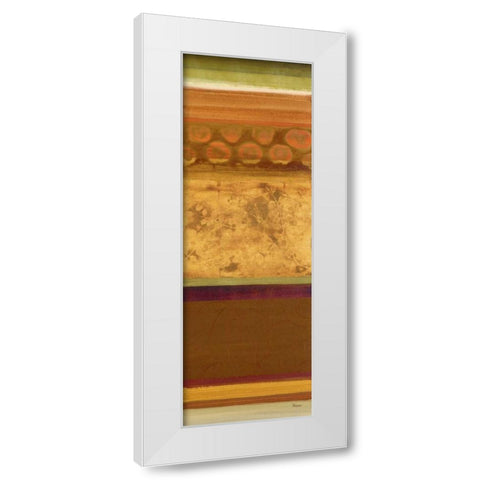 Elemental I White Modern Wood Framed Art Print by Rodriguez, S.