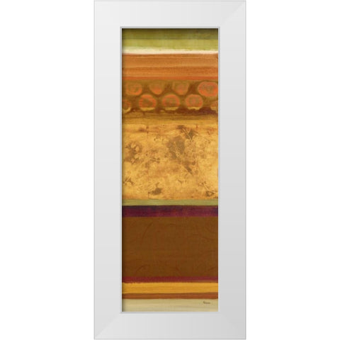 Elemental I White Modern Wood Framed Art Print by Rodriguez, S.