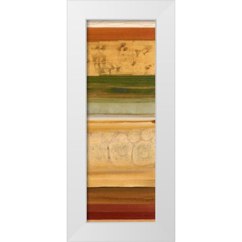 Elemental II White Modern Wood Framed Art Print by Rodriguez, S.