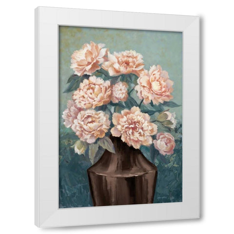 Magnolia Mist White Modern Wood Framed Art Print by Jeffrey, Jillian