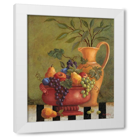 Fresco Fruit II White Modern Wood Framed Art Print by Jeffrey, Jillian