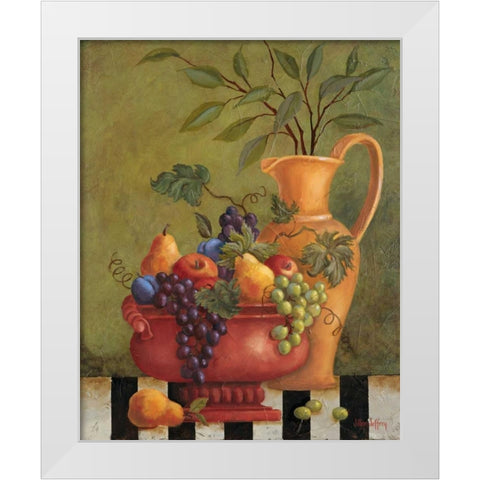 Fresco Fruit II White Modern Wood Framed Art Print by Jeffrey, Jillian