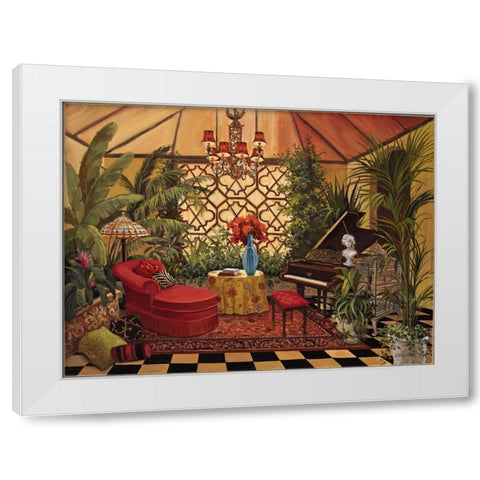 Conservatory I White Modern Wood Framed Art Print by Jeffrey, Jillian