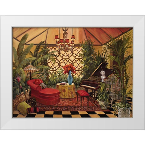 Conservatory I White Modern Wood Framed Art Print by Jeffrey, Jillian
