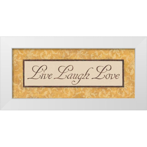 Harvest Damask II White Modern Wood Framed Art Print by Jeffrey, Jillian