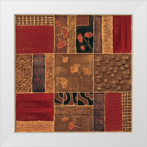 Mineral I White Modern Wood Framed Art Print by Jeffrey, Jillian