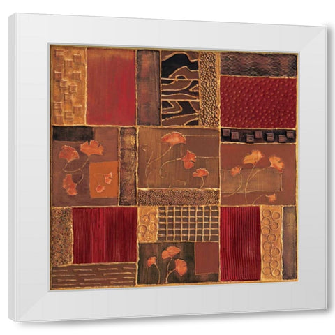 Mineral II White Modern Wood Framed Art Print by Jeffrey, Jillian
