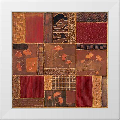 Mineral II White Modern Wood Framed Art Print by Jeffrey, Jillian