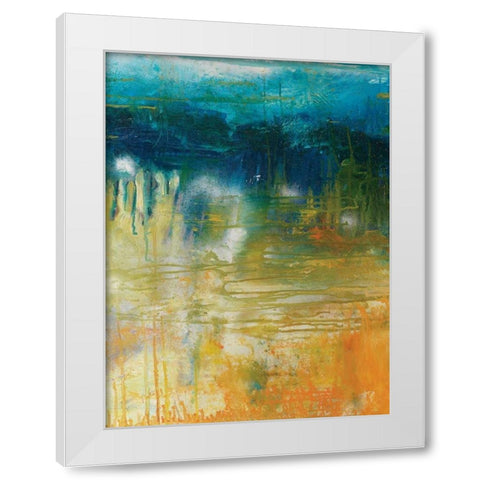 Waiting I White Modern Wood Framed Art Print by Jones, Catherine