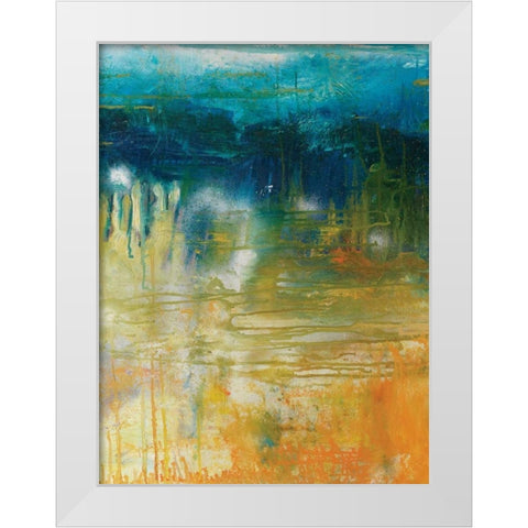 Waiting I White Modern Wood Framed Art Print by Jones, Catherine