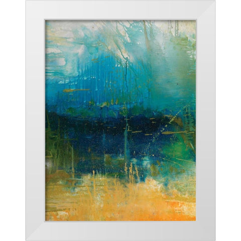 Waiting II White Modern Wood Framed Art Print by Jones, Catherine