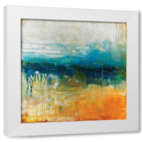 Waiting III White Modern Wood Framed Art Print by Jones, Catherine