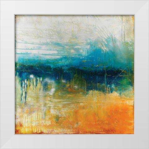 Waiting III White Modern Wood Framed Art Print by Jones, Catherine