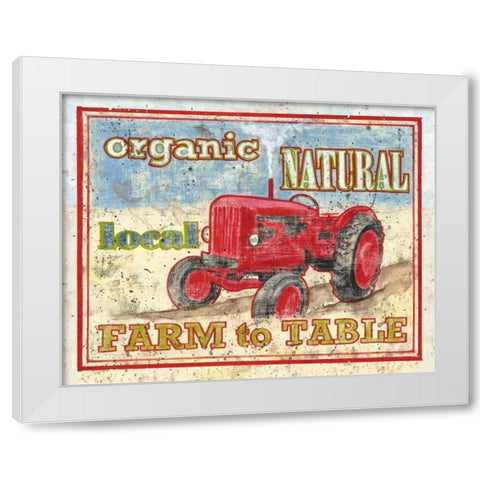 Farm to Table II White Modern Wood Framed Art Print by Jones, Catherine