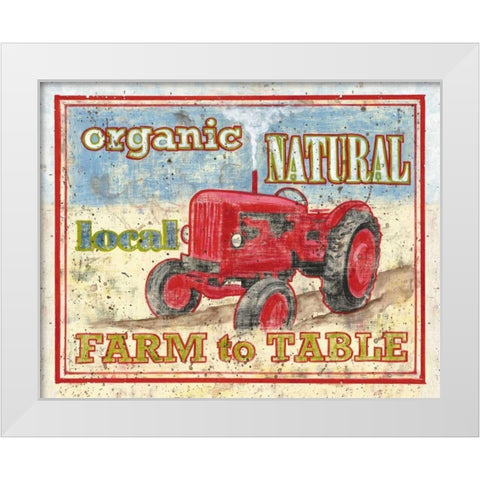 Farm to Table II White Modern Wood Framed Art Print by Jones, Catherine