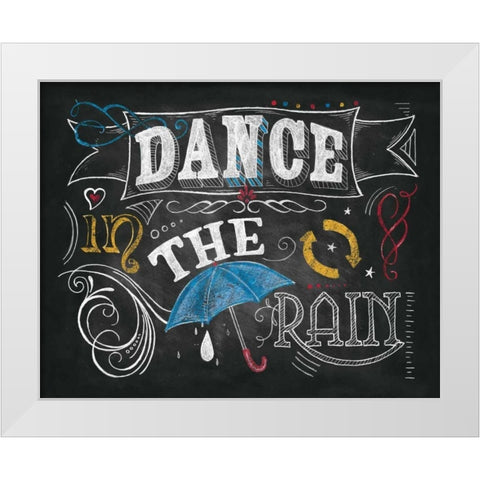 Color Chalkboard III White Modern Wood Framed Art Print by Knold, Donna