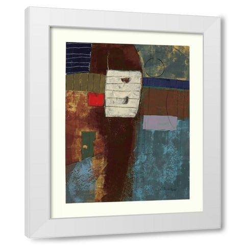 Medford Manor I White Modern Wood Framed Art Print by Kime, John