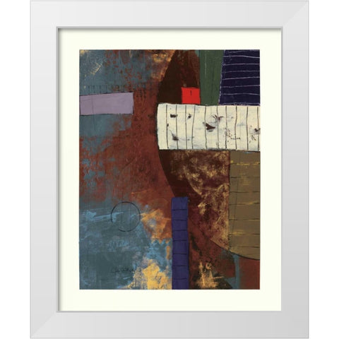 Medford Manor II White Modern Wood Framed Art Print by Kime, John