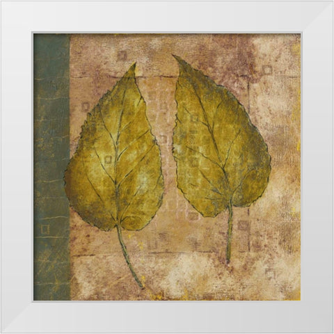 Nature Study III White Modern Wood Framed Art Print by Kime, John