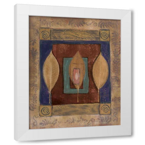 Earths Surface I White Modern Wood Framed Art Print by Kime, John