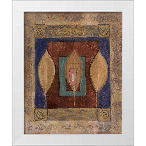 Earths Surface I White Modern Wood Framed Art Print by Kime, John
