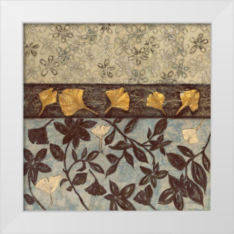 Earths Blanket II White Modern Wood Framed Art Print by Kime, John