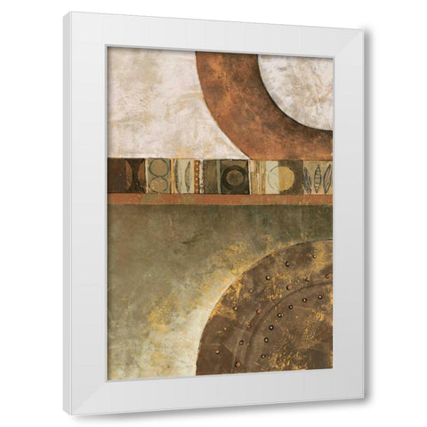 Spirits Tapestry I White Modern Wood Framed Art Print by Kime, John