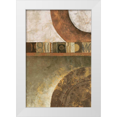 Spirits Tapestry I White Modern Wood Framed Art Print by Kime, John