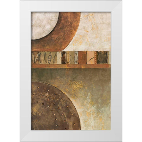 Spirits Tapestry II White Modern Wood Framed Art Print by Kime, John