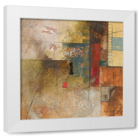 Number I White Modern Wood Framed Art Print by Kime, John