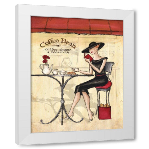Femme Elegante II White Modern Wood Framed Art Print by Laliberte, Andrea