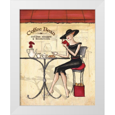 Femme Elegante II White Modern Wood Framed Art Print by Laliberte, Andrea