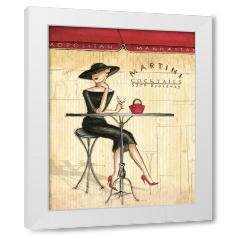 Femme Elegante III White Modern Wood Framed Art Print by Laliberte, Andrea