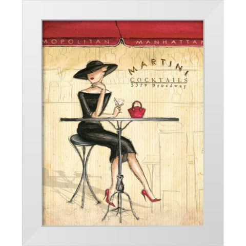 Femme Elegante III White Modern Wood Framed Art Print by Laliberte, Andrea