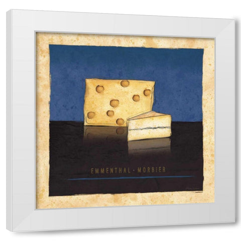 Cheeses IV White Modern Wood Framed Art Print by Laliberte, Andrea