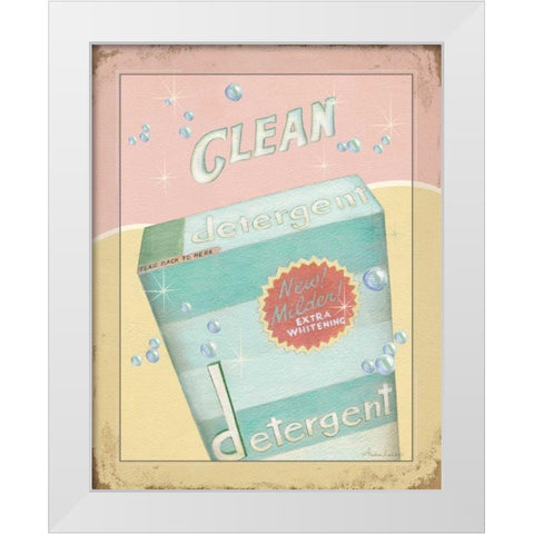 Clean White Modern Wood Framed Art Print by Laliberte, Andrea
