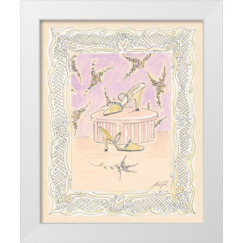 On the Town IV White Modern Wood Framed Art Print by Leal, Steve