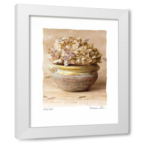Solo Act White Modern Wood Framed Art Print by Love, Maureen