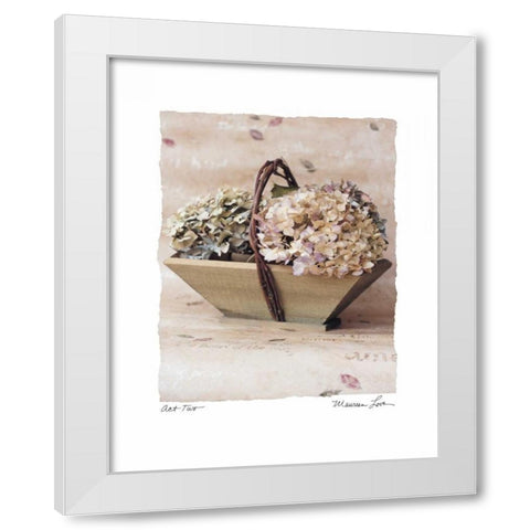 Act Two White Modern Wood Framed Art Print by Love, Maureen